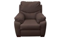 Collection Sorrento Leather Power Recliner Chair - Chocolate